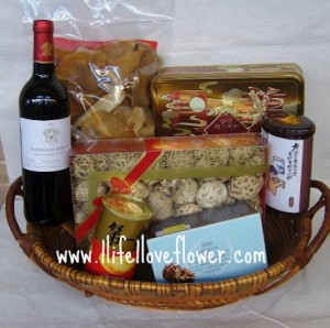 MA0004-月餅紅酒禮籃