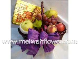 MA0016-美心雙黃白蓮蓉月餅果籃